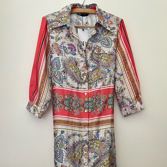 Print dress Zara S - Picture 3 of 6